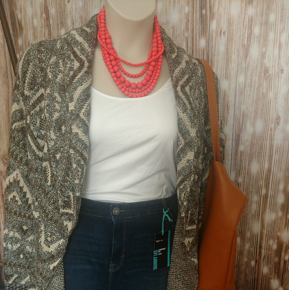 Style & Co 2x Sweater - Tribal